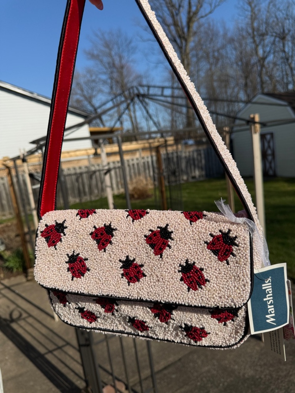 Viral beaded bag ladybugs NWT - Picture 13 of 13